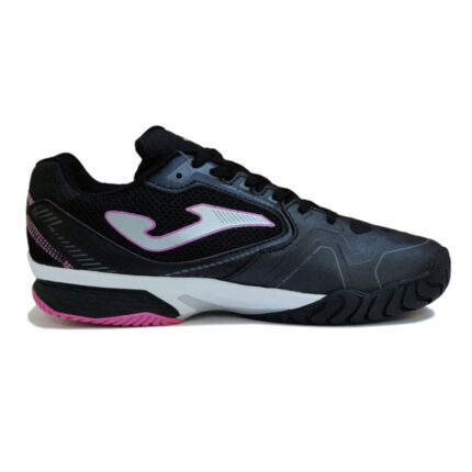 Joma T Set Lady 2201 All Court Tennis Shoes (Black Fuchsia) (1)