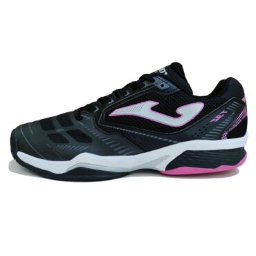 Joma T Set Lady 2201 All Court Tennis Shoes (Black Fuchsia) (1)