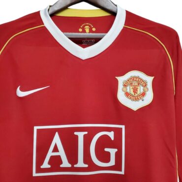 Manchester United Home Retro Full Sleeve Football Jersey (Fans Wear) p2