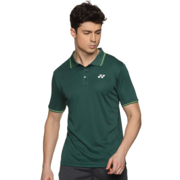 Yonex 2402 Easy22 Mens Polo Neck T-Shirt (Green/Indigo/Orange) p4