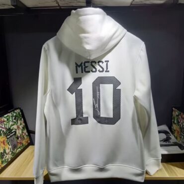 Argentina 22/23 World Cup Messi 10 Hoodie -White -p1