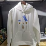 Argentina 22/23 World Cup Messi 10 Hoodie -White