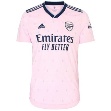 Arsenal Emirates Fly Better Football Jersey (Fans Wear) Baby Pink