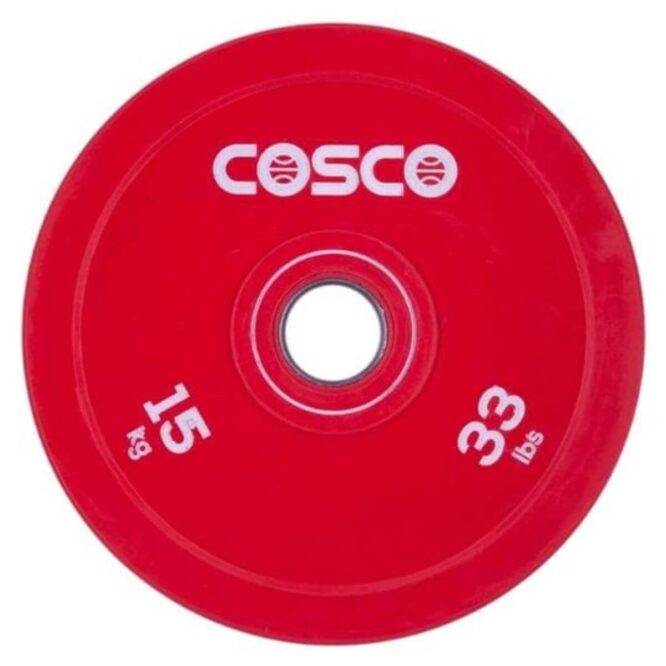 Cosco Bumper Weight Plate-15kg