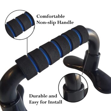 Fitfix Non-Slip Rubber Base Strength Training Muscle Pushup Bars (1)