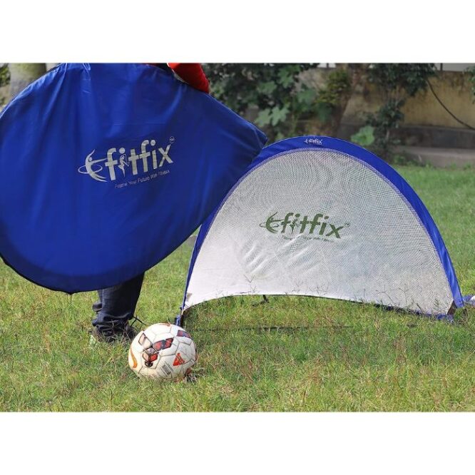 Fitfix Portable Pop up Soccer Goal with Carry Bag (1)