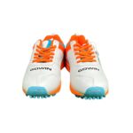 Gowin Test Cricket Shoes (WhiteOrangeSky ) (1)