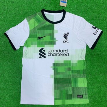 Liverpool’s New Green Away Football Jersey (Fans Wear) P1