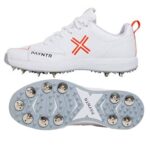 Payntr Spike Cricket Shoes (White) p2