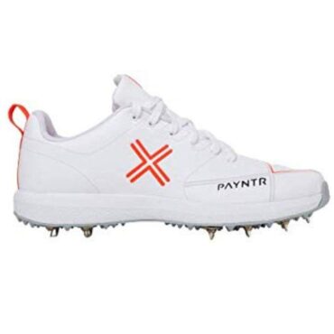 Payntr Spike Cricket Shoes (White)