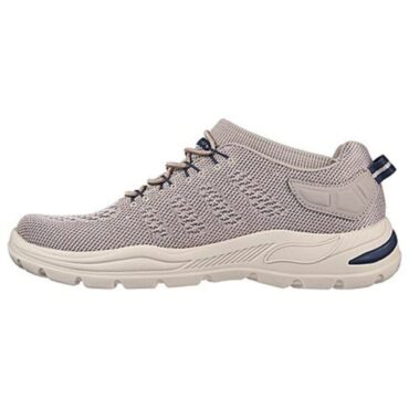 Skechers Arch FIT Motley Men's Running Shoes (Taupe) (4)