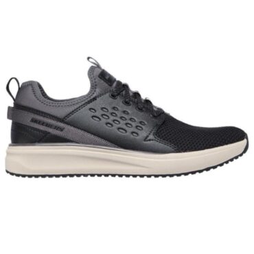Skechers Crowder Colton Men's Sneaker Shoes (Black/Gray)