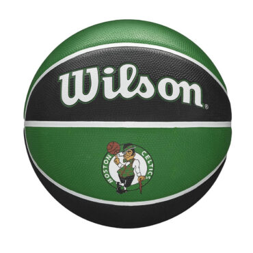 Wilson NBA Team Tribute Bos Celtics Basketball, Size 7 (Green/Black)