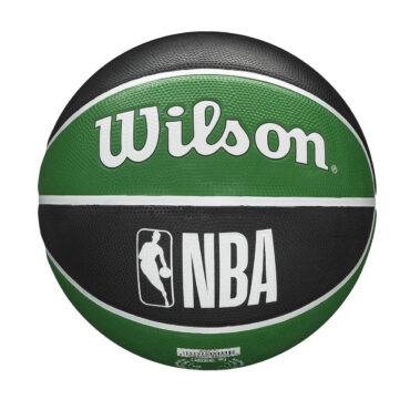 Wilson NBA Team Tribute Bos Celtics Basketball, Size 7 (Green/Black) P1