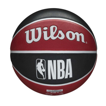 Wilson NBA Team Tribute Chicago Bulls Basketball, Size 7 (Red/Black) P1