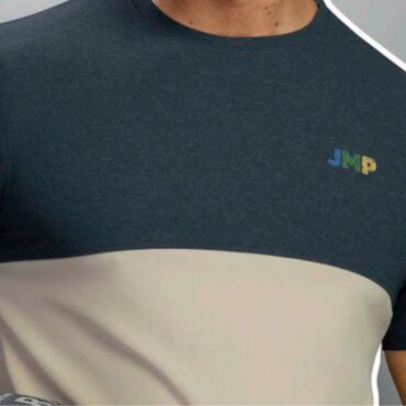 JMP J178 Mens Half Sleeve T-Shirt -Light Grey