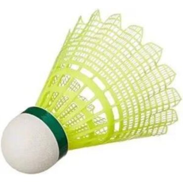 Mikado Nylon Yellow Badminton Shuttlecock p1