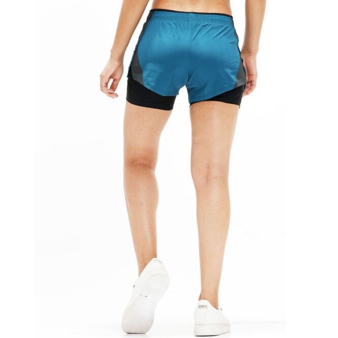 Shrey Pro Double Layer Women Shorts (Dark Teal)