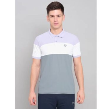 Technosport Men's Active Running T-Shirt-P647 (Blueberry Violet)
