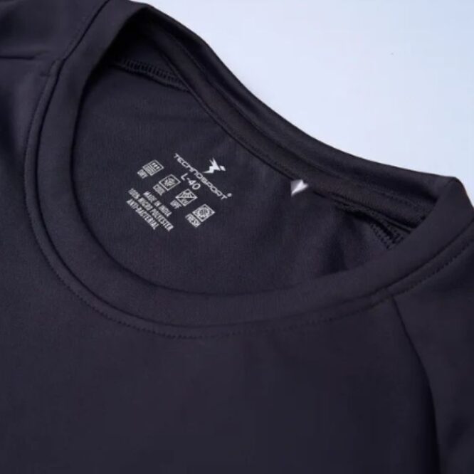 Technosport Mens Active Sporty Sweatshirt-PM82 (Black)
