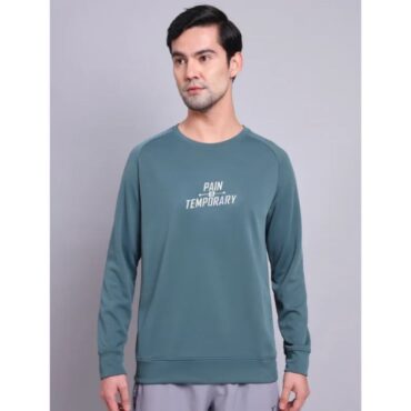 Technosport Mens Active Sporty Sweatshirt-PM82 (Hunter Green)