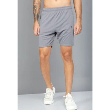 Technosport Shorts (OR-26)-Light Grey