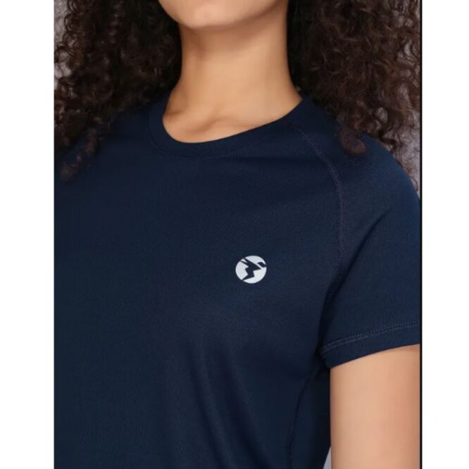 Technosport Women Active Slim Fit T-Shirt-W105 (Indigo) (2)