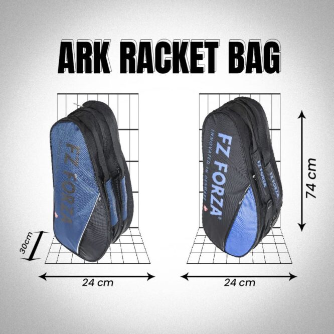 FZ Forza Ark Racket Bag 6Pcs Badminton Kitbag (Estate Blue)
