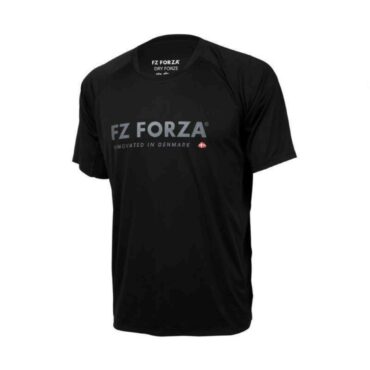 FZ Forza Bling T Shirt (Black) A stylish and comfortable t-shirt made from high quality material, the Blingley T-Shirt is designed for women who are looking for a stylish look while they play badminton. Designed by FZ Forza, it offers a comfortable wear that's durable, as well as being ideal for all types of badminton players. Material: Polyester Neck type: Round Neck Care Instructions: Do not tumble-dry or iron FZ Forza Bling T Shirt (Black) (2)