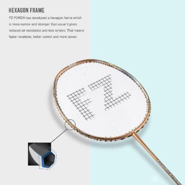 FZ Forza Light 11.1 S Badminton Racquet(Rich Gold)