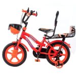 HI-FAST 14 inch Kids Cycle for Boys & Girls 2 to 5 Years with Back Seat & Training Wheels (95% Assembled), (Orange) p2
