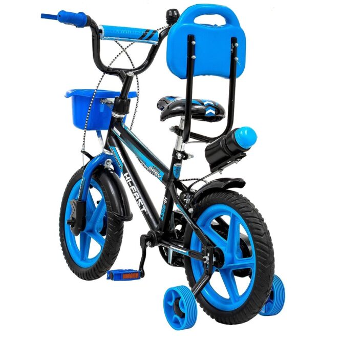 HI-FAST 14 inch Sports Kids Cycle for Boys & Girls 2 to 5 Years with Training Wheels (95% Assembled) (Blue) p2