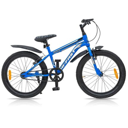 HI-FAST Gangster 20T Cycle for Boys & Girls 7 to 10 Years with Tyre-Tube & Side Stand (Semi-Assembled) (Blue) 20 Inches,Road Bike