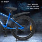 HI-FAST Gangster 20T Cycle for Boys & Girls 7 to 10 Years with Tyre-Tube & Side Stand (Semi-Assembled) (Blue) 20 Inches,Road Bike p1