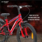 HI-FAST Gangster 20T Cycle for Boys & Girls 7 to 10 Years with Tyre-Tube & Side Stand (Semi-Assembled) (Red) 20 Inches,Road Bike p3