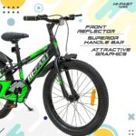 HI-FAST Smash 20T Cycle for Boys & Girls 7 to 10 Years with Tyre-Tube & Side Stand (Semi-Assembled) 20 Inches,Road Bike- Green p2