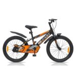 HI-FAST Smash 20T Cycle for Boys & Girls 7 to 10 Years with Tyre-Tube & Side Stand (Semi-Assembled) 20 Inches,Road Bike- Orange