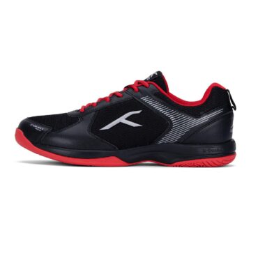 Hundred Court Ace Badminton Shoes (Black/Red)
