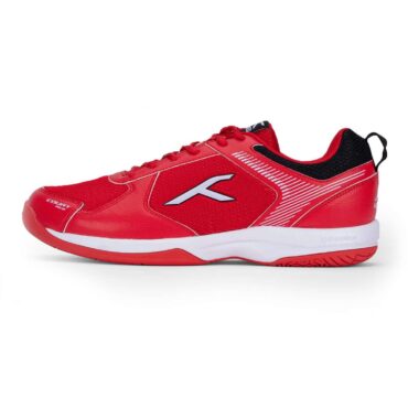 Hundred Court Ace Badminton Shoes ( RedBlackWhite)
