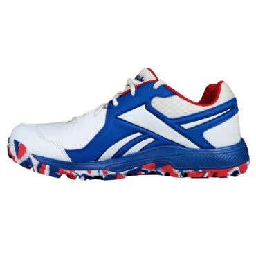 Reebok Brilliance Cricket Shoes (WhiteVector RedVector Blue)