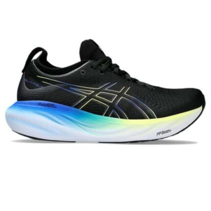 Asics GEL-Nimbus 25 Running Shoes (Black/Glow Yellow)