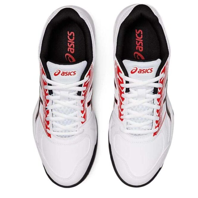 Asics Gel-Lethal Field Cricket Shoes (White/Classic Red) p3