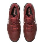 Asics Gel-Resolution 9 Tennis Shoes (Antique Red/White) p4