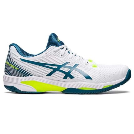 Asics Solution Speed Ff 2 Tennis Shoes (White/Restful Teal)