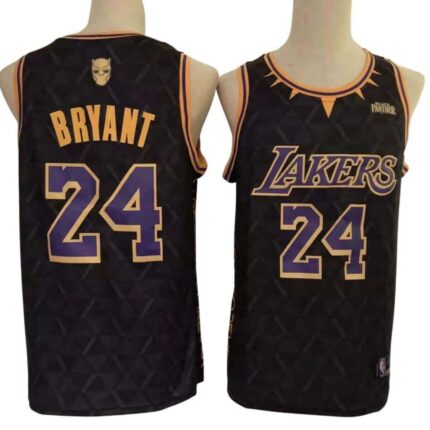 Bryant Lakers 24 Basketball Jerseys (Fans Wear) (Yellow)