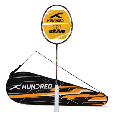 Hundred Powertek 2000 Pro Badminton Racquet-Black