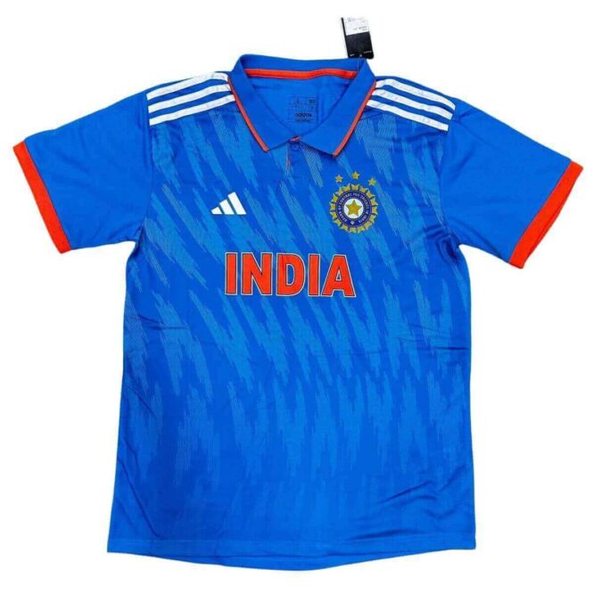 India World Cup Master Copy Half Sleeve Jersey