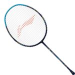 Li-Ning Air-Force 77 G3 Strung Badminton Racquet-Navy/blue/gold P3