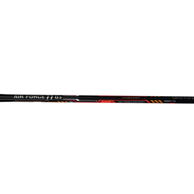 Li-Ning Air-Force 77 G3 Strung Badminton Racquet-Black/red/orange P2