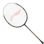 Li-Ning Air-Force 73 G3 Strung Badminton Racquet-Dark greywhitegold p4